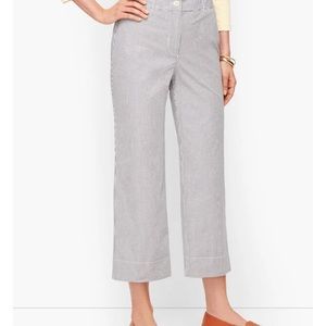 Talbots Wide Leg Crop Chinos
